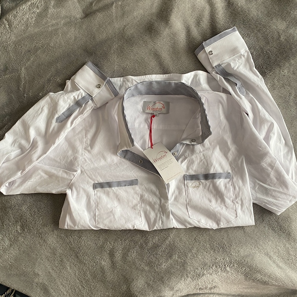 NWT Winston Equestrian Vienna Show Shirt 40T - Picture 11 of 11